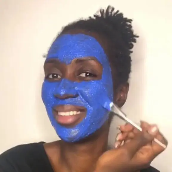 Poudre Nila Bleue Éclaircissante Visage - Herbo Ridouane - 15g - Biologique - Masque Clarifiant